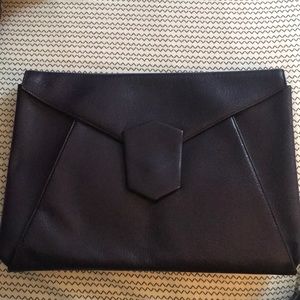 Deep Plum La Bagagerie Clutch